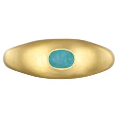 Faye Kim 22 Karat Gold Paraiba Tourmaline Ring - .30 carats