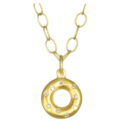 Faye Kim Diamond Lifesaver Pendant