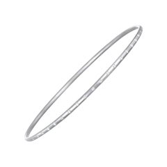 Faye Kim Platinum Diamond Gypsy Bangle