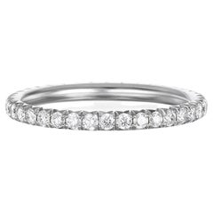 Eternity-Ring aus Platin mit Mikropave von Faye Kim