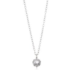 Faye Kim Contemporary Platinum Oval Link Chain Necklace, 23" USA