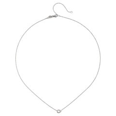 Faye Kim Collier de diamants taille poire en platine