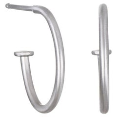 Faye Kim - Cerchi in platino con montatura martellata