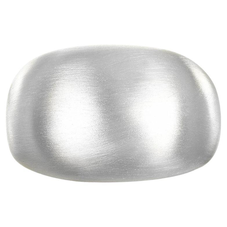 Faye Kim Sterling Silver High Dome Ring, Größe 8, handgefertigt in USA im Angebot