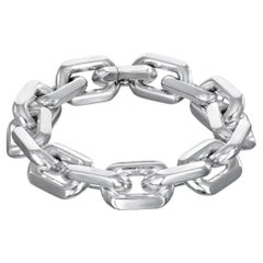 Faye Kim Sterling Silver Knife Edge Link Armband