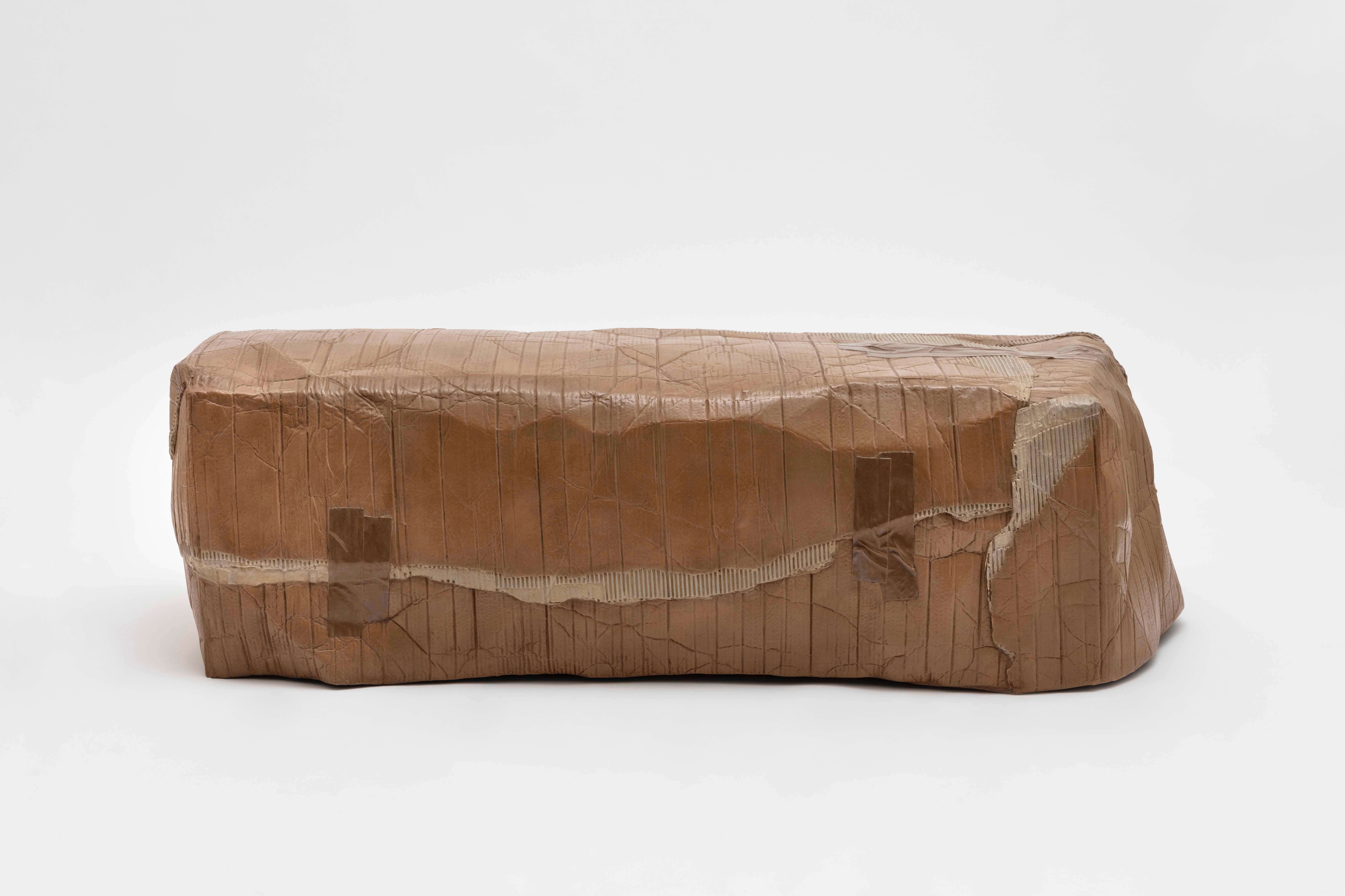 Faye Toogood [British, b. 1977]
Maquette 031 / Box bench, 2020
Cast bronze, acrylic paint
Measures: 18.5 x 59 x 22.75 inches
47 x 150 x 58 cm

Faye Toogood was born in the UK in 1977 and graduated with a BA in the History of Art in 1998 from Bristol
