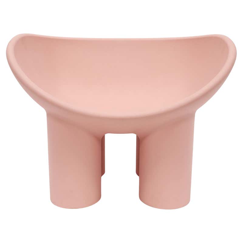 Roly Poly Armchair in Pink by Faye Toogood with Casentino cushions For ...