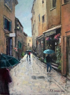 A Gentle Rain (Rovinj, Croatia), Oil Painting
