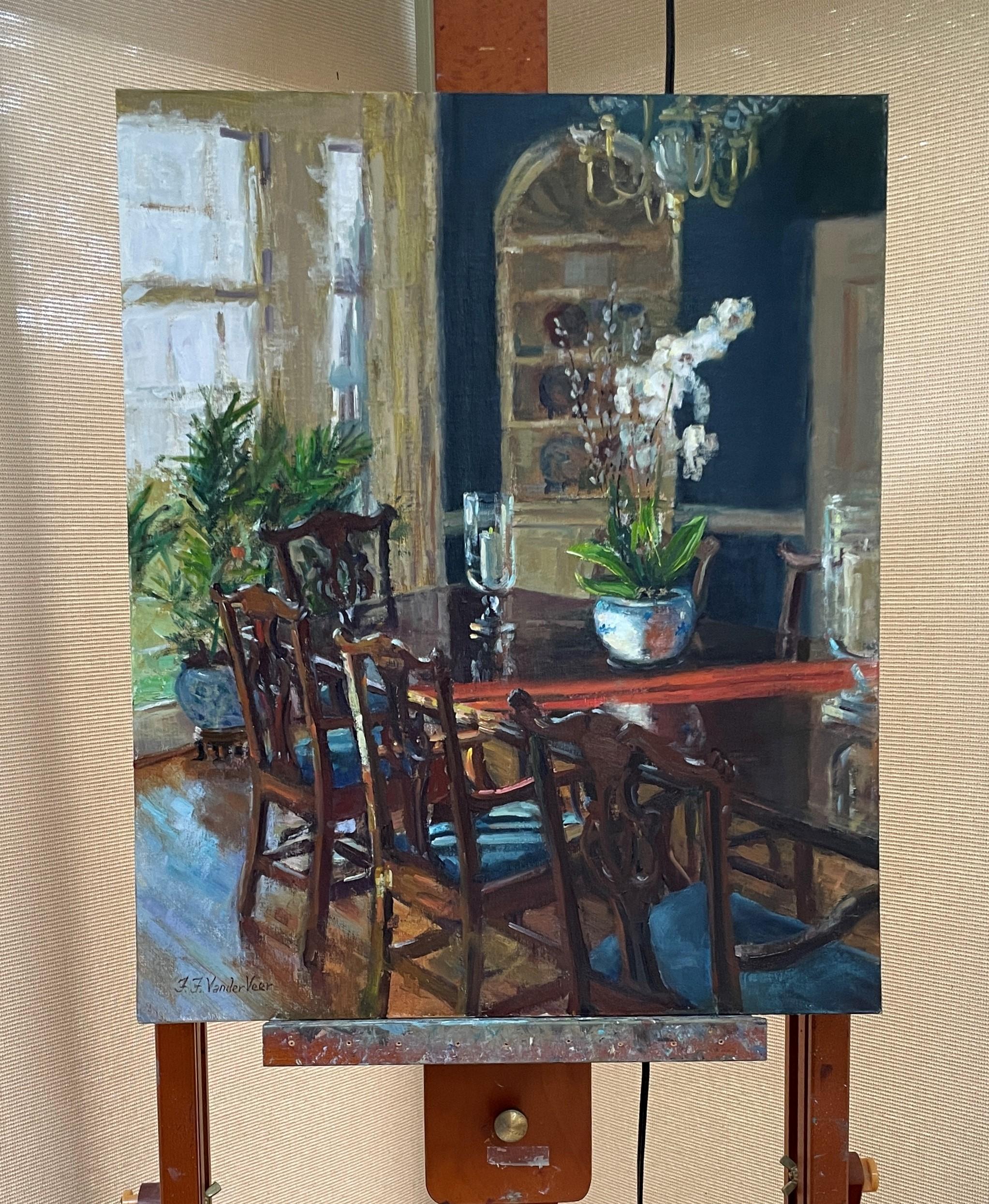 Early Sunday Morning, Oil Painting For Sale 1