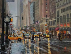 Reflections of New York, Oil Painting