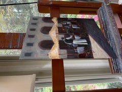 The Lady in Blue, Oil Painting