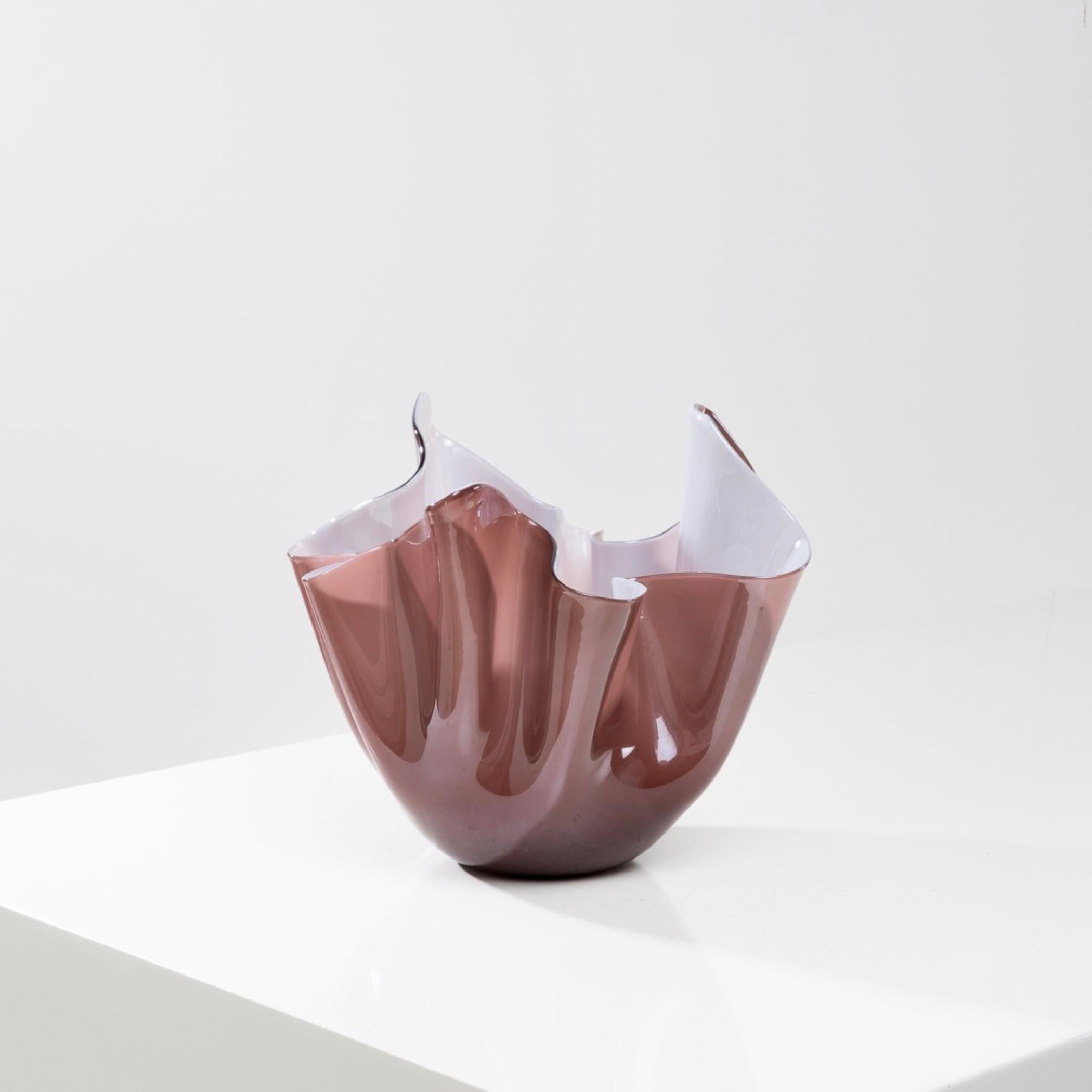 Fazzoletto by Fulvio Bianconi – Handkerchief vase – Venini Murano For Sale 1
