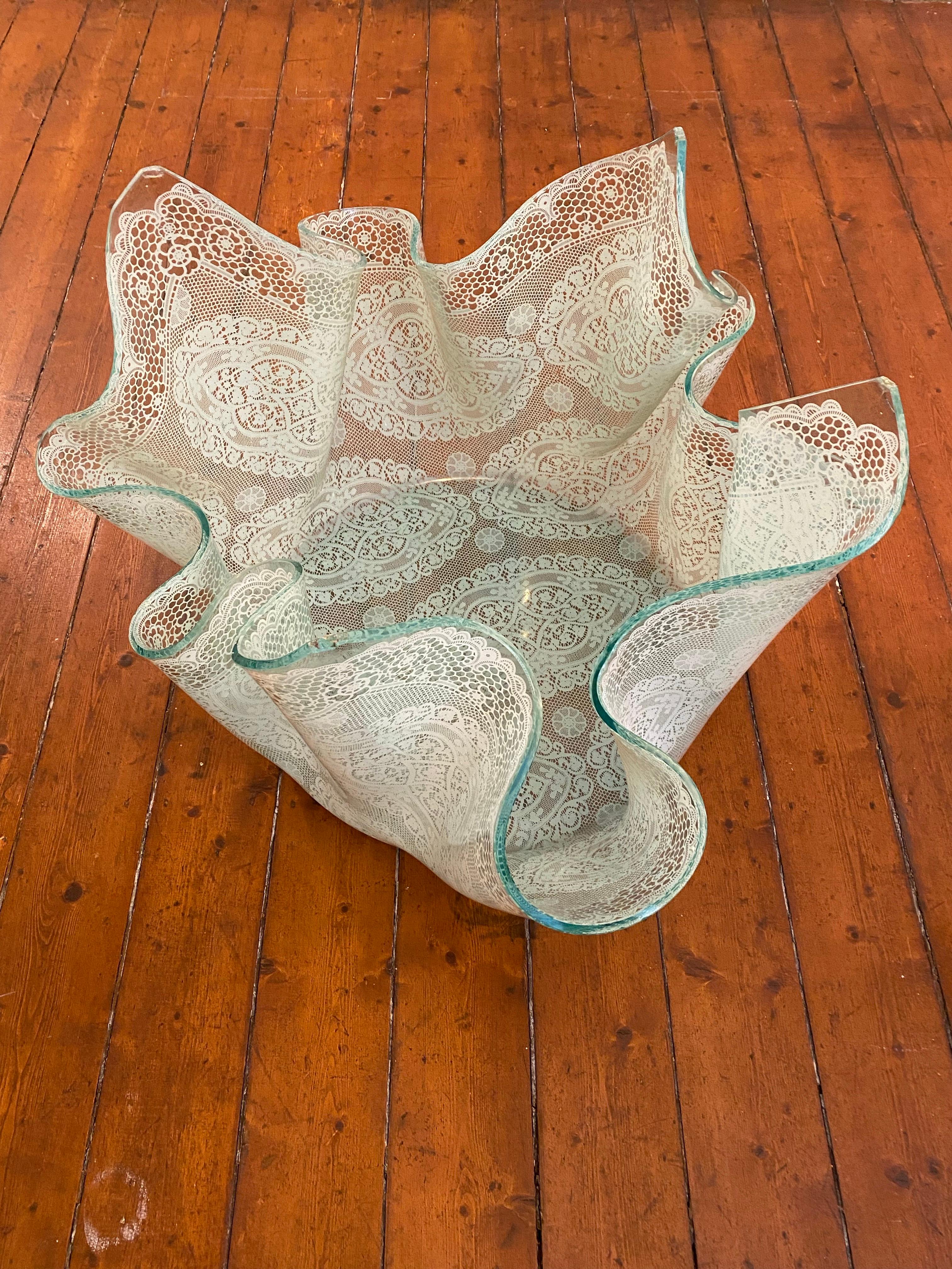 Table lumineuse FIAM OP-Art de Murano mi-siècle, Italie, années 70 en vente 5