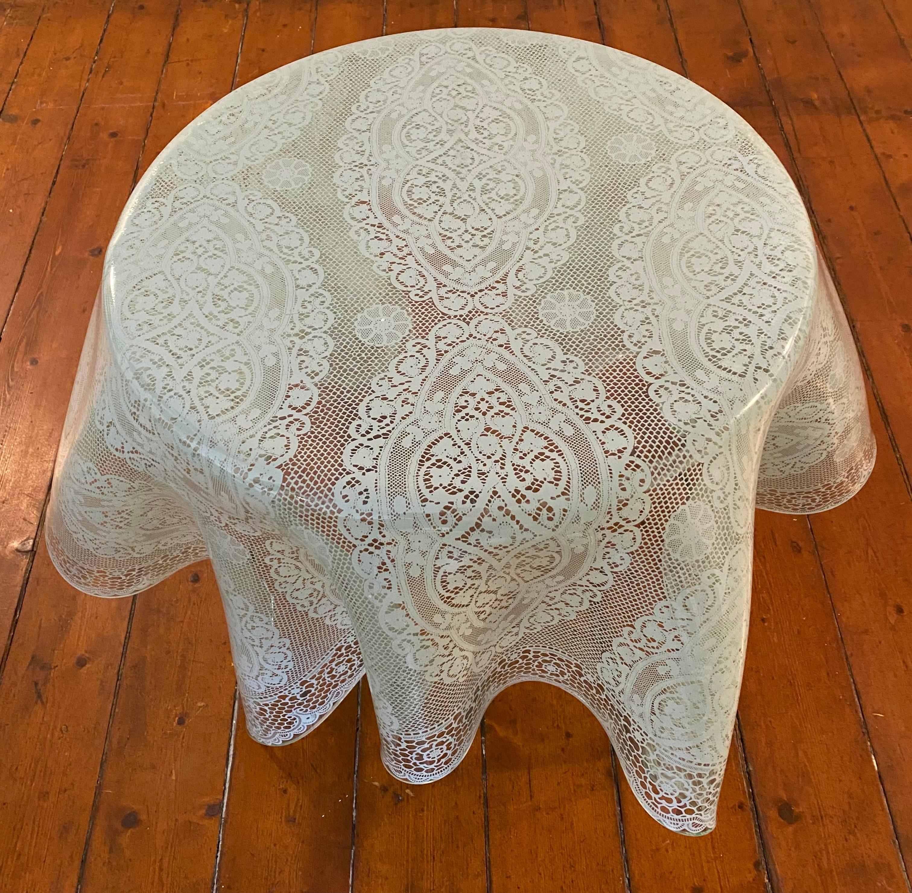 Mid-Century Modern Table lumineuse FIAM OP-Art de Murano mi-siècle, Italie, années 70 en vente