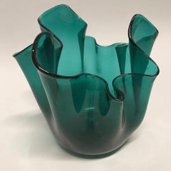 Fazzoletto Glass Vase by Paolo Venini for S.A.L.I.R. Murano, 1950s