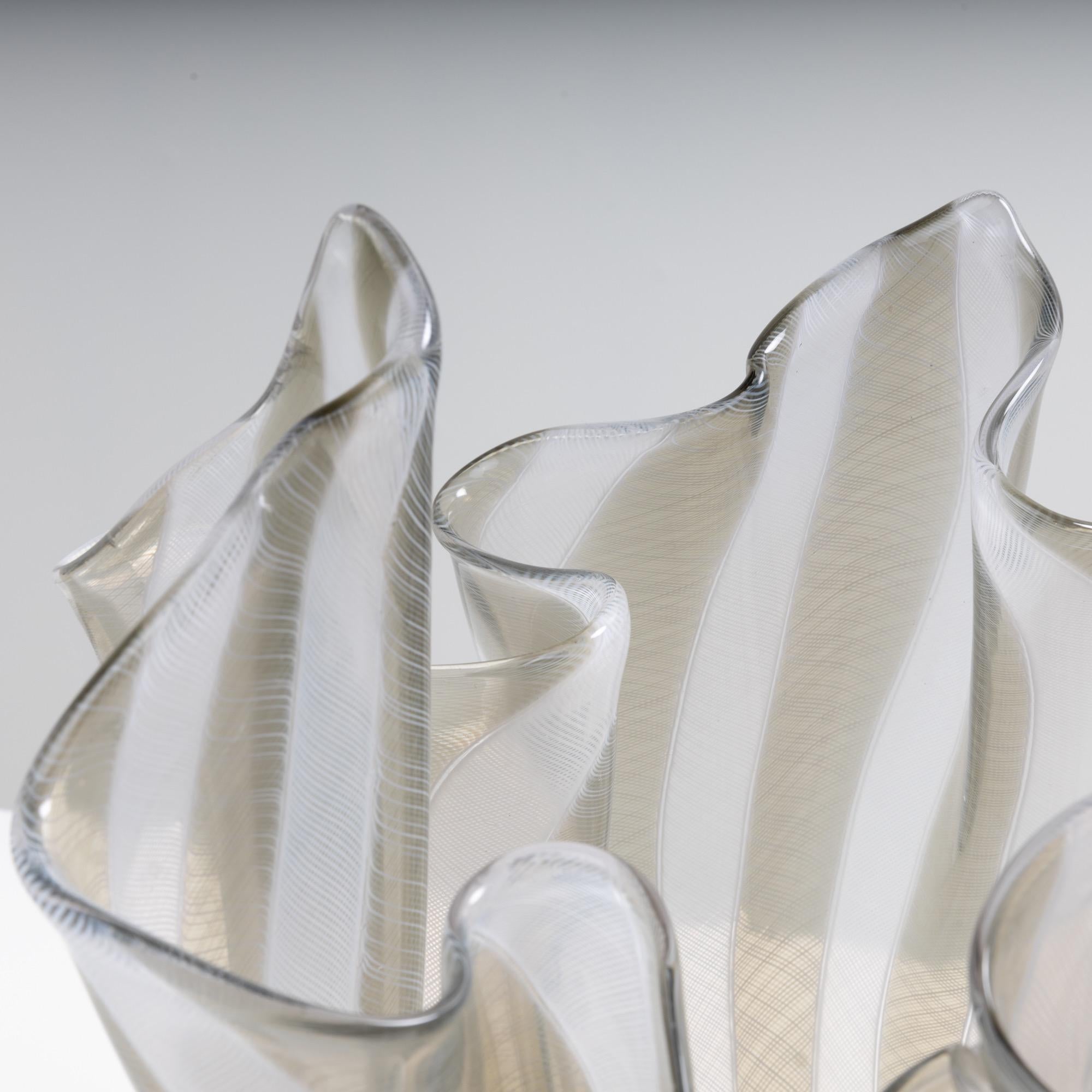 Mid-Century Modern Fazzoletto Handkerchief Vase by Fulvio Bianconi