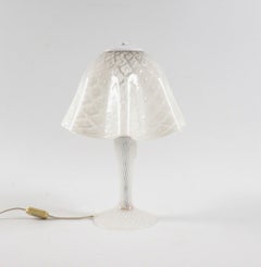 Fazzoletto Murano glass table lamp. Italy circa 1960's.