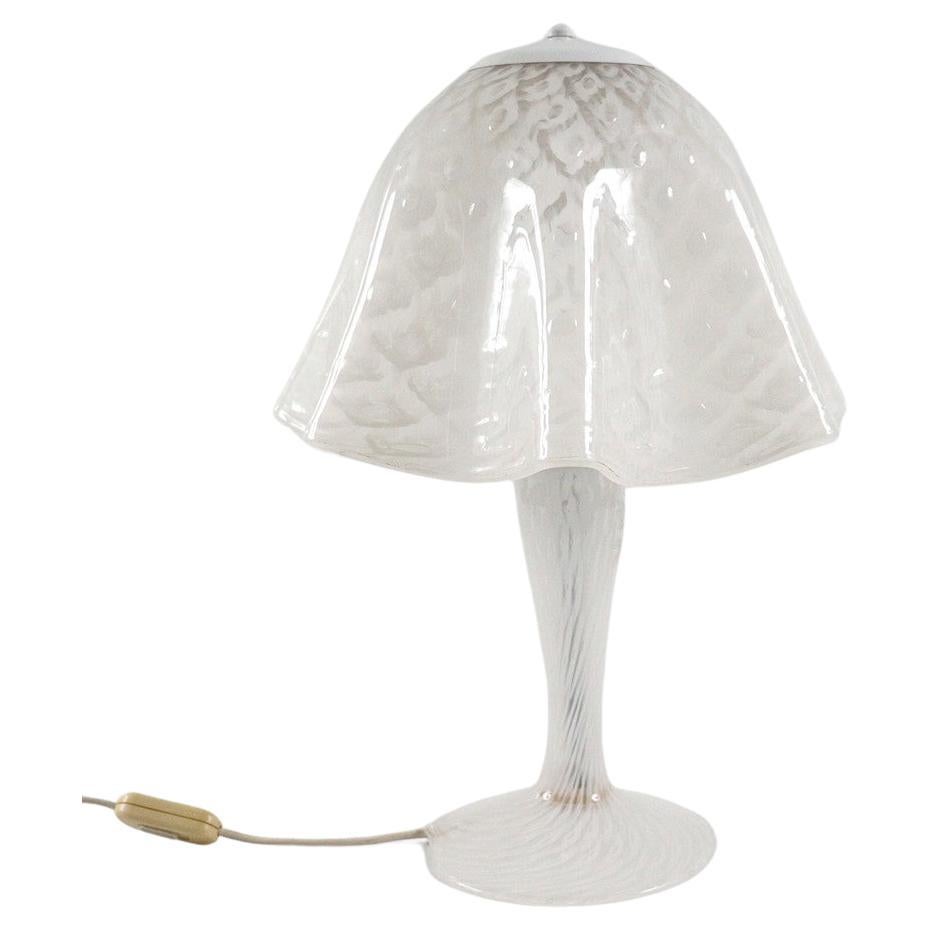 Fazzoletto Murano glass table lamp. Italy circa 1960's. For Sale