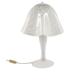 Vintage Fazzoletto Murano glass table lamp. Italy circa 1960's.