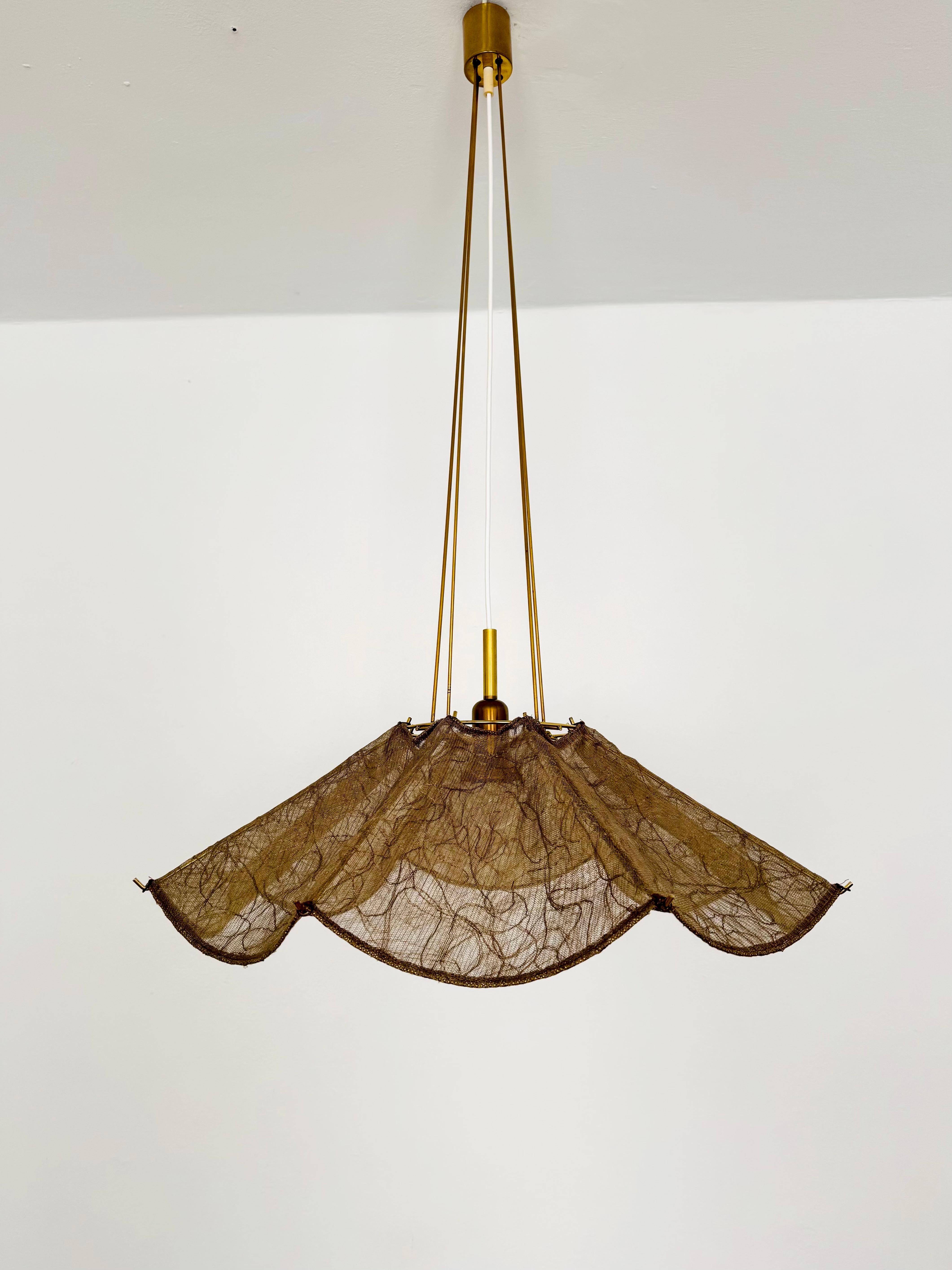 Mid-Century Modern Fazzoletto Pendant Lamp by Leola For Sale