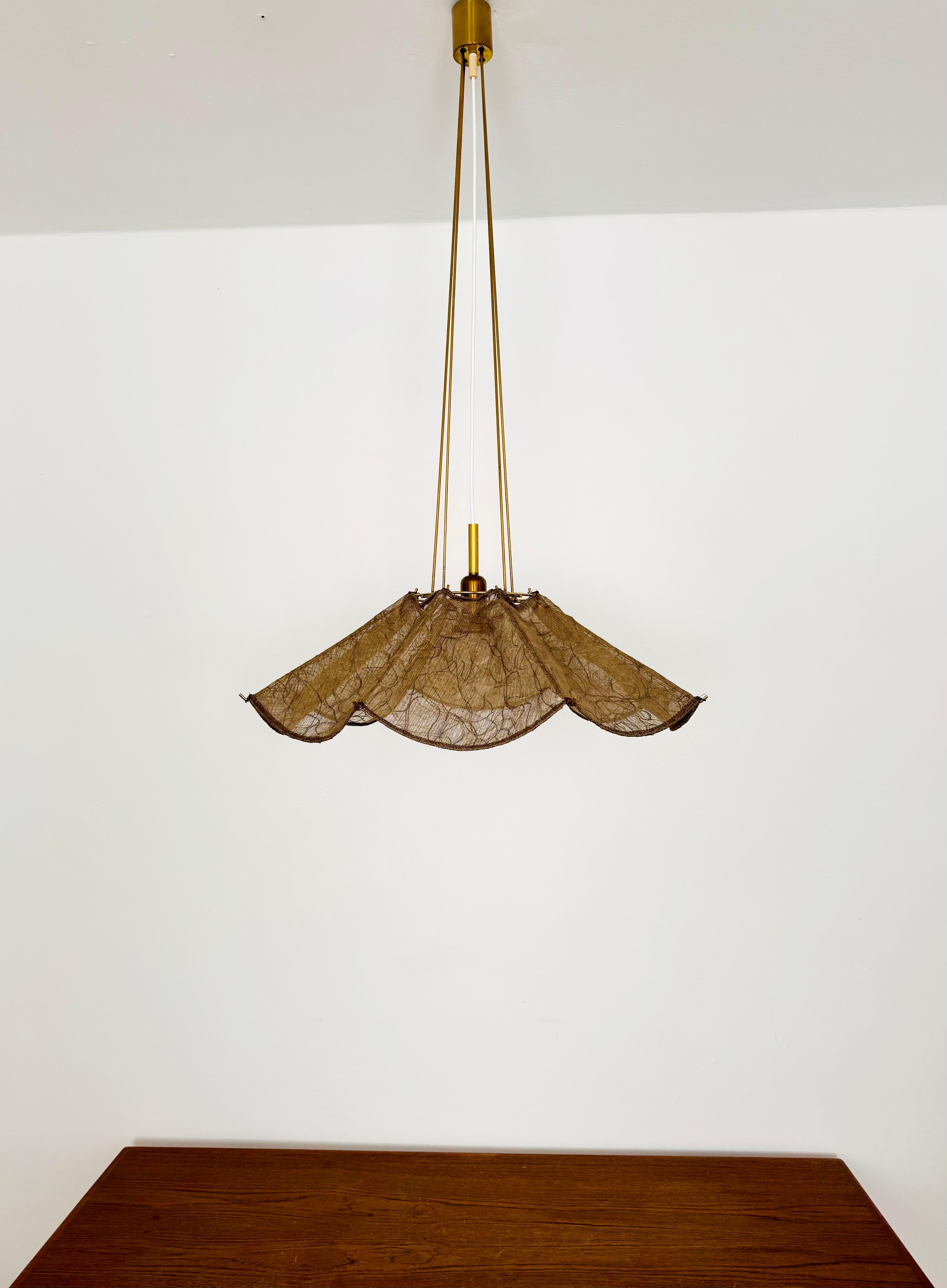 German Fazzoletto Pendant Lamp by Leola For Sale