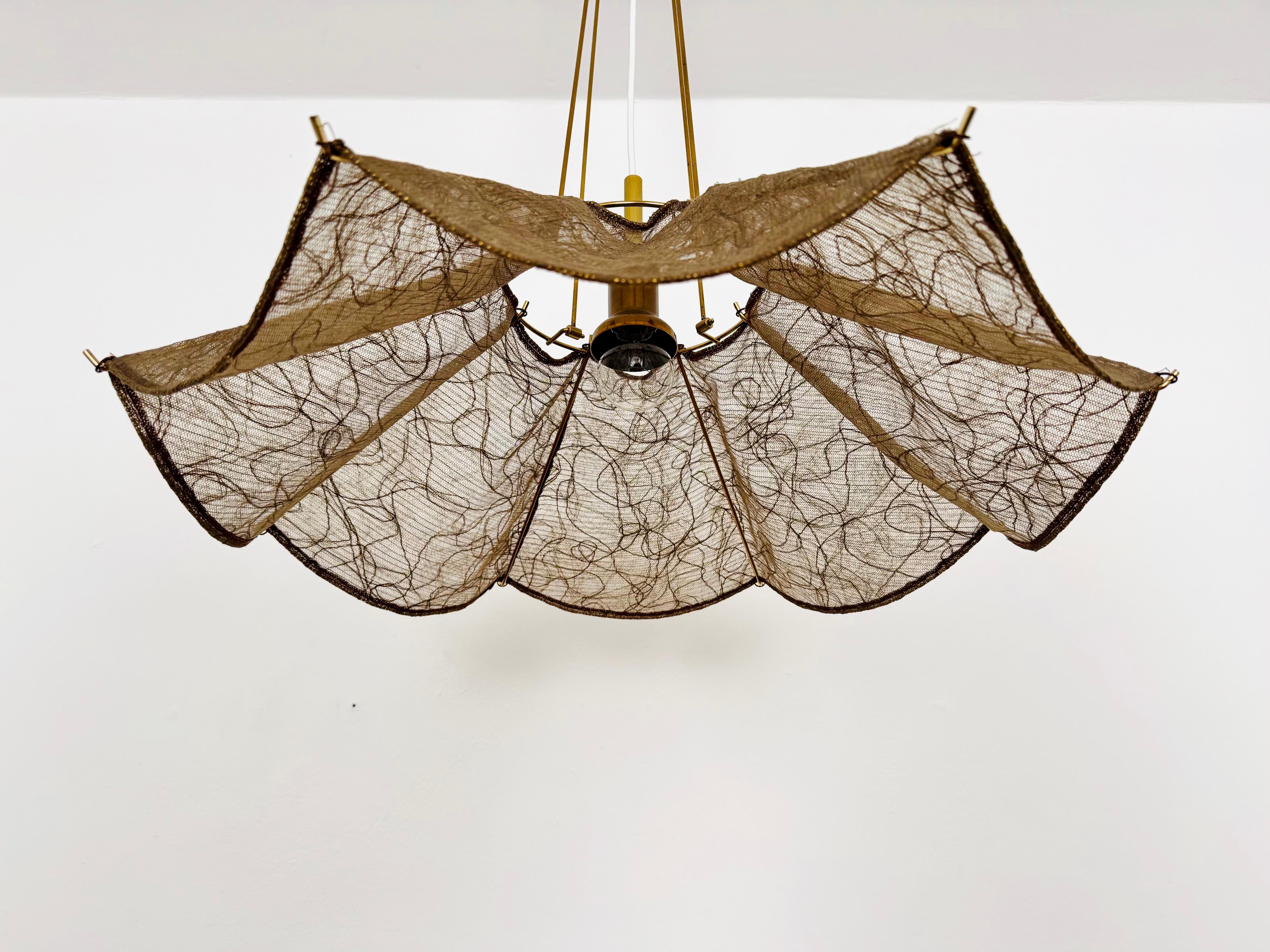 Metal Fazzoletto Pendant Lamp by Leola For Sale