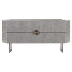 FB Collection Light Crystal Chest of 2 Drawers