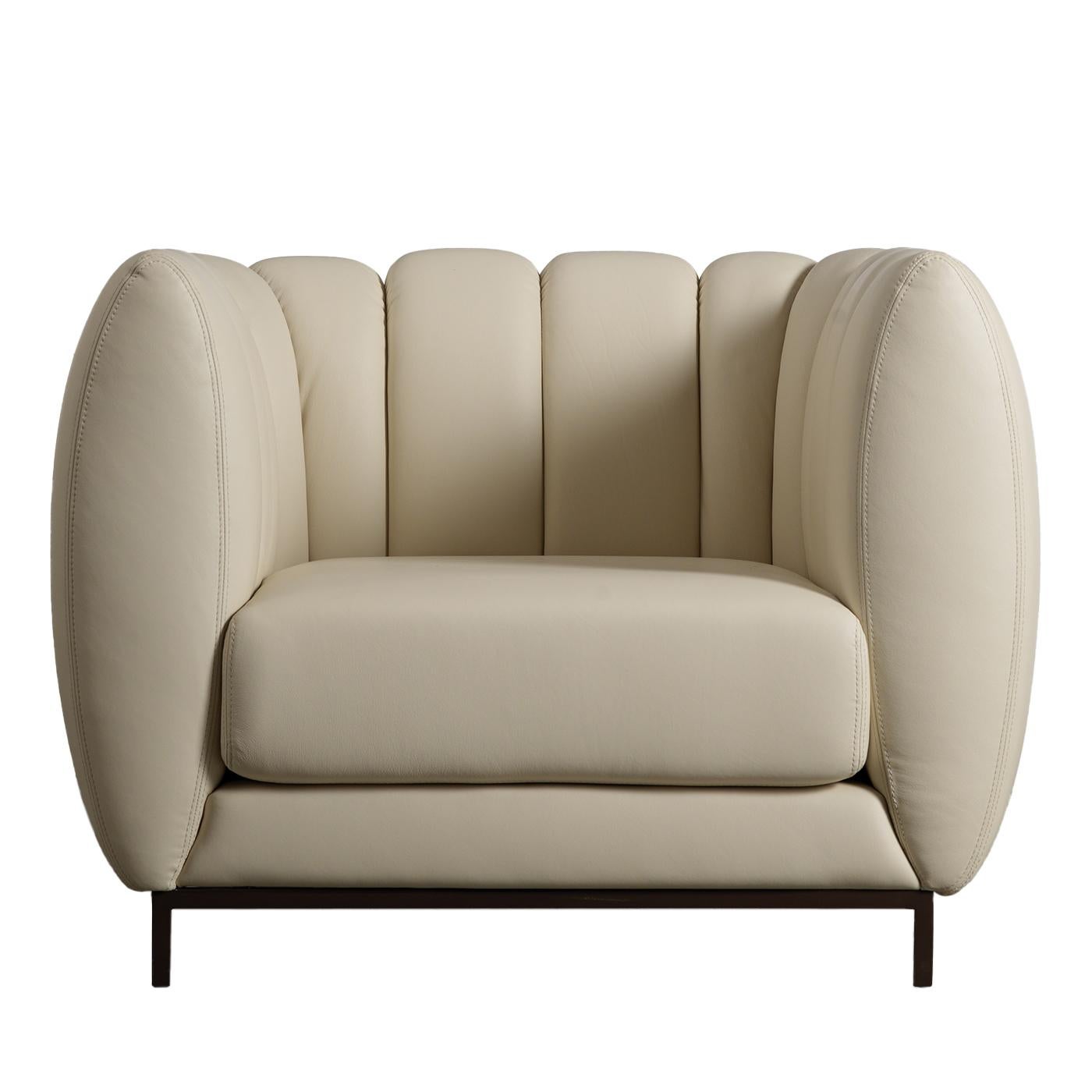 FB Collection Soffio White Armchair