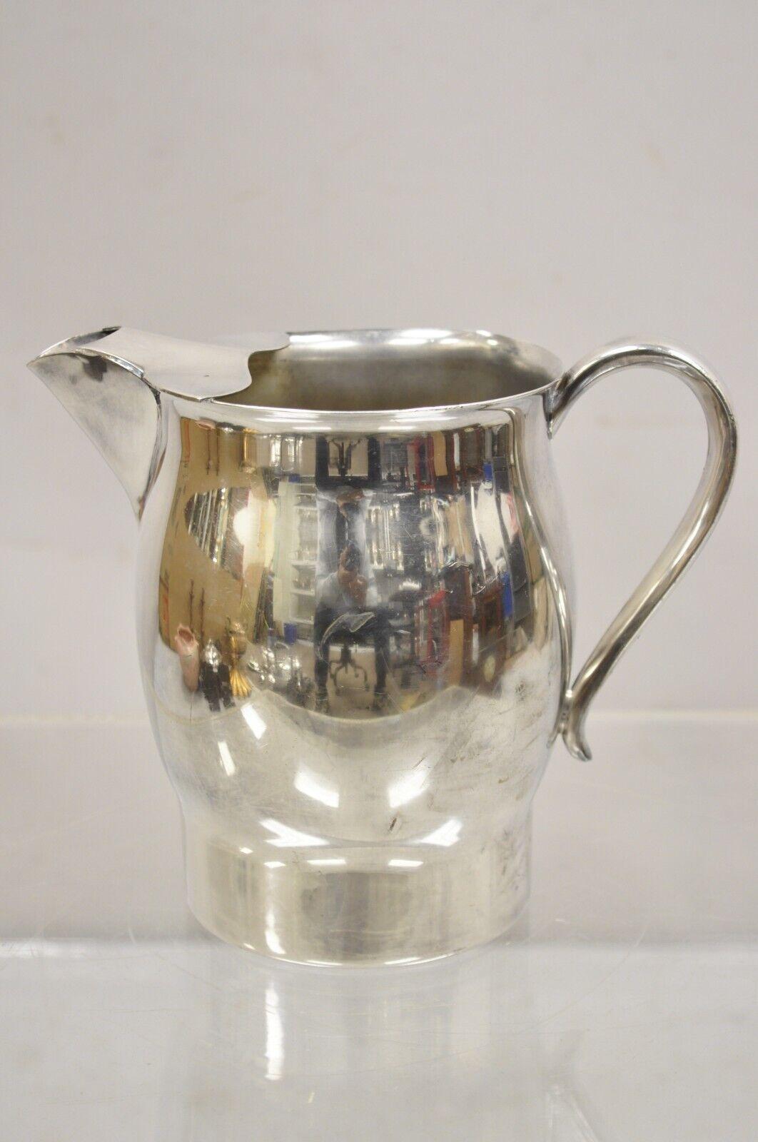  FB Rogers Silver Co Silver on Copper 7504 Water Pitcher. Circa 1970s. Measureme For Sale 5