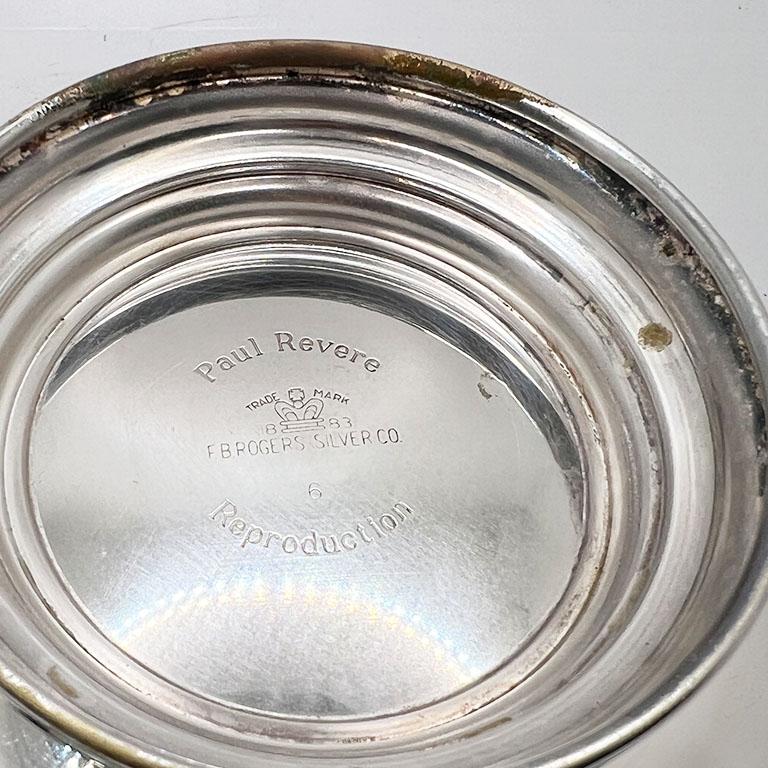 F.B. Rogers Silver Company Tazón trofeo de plata Paul Revere Argentina 1955 Estadounidense en venta