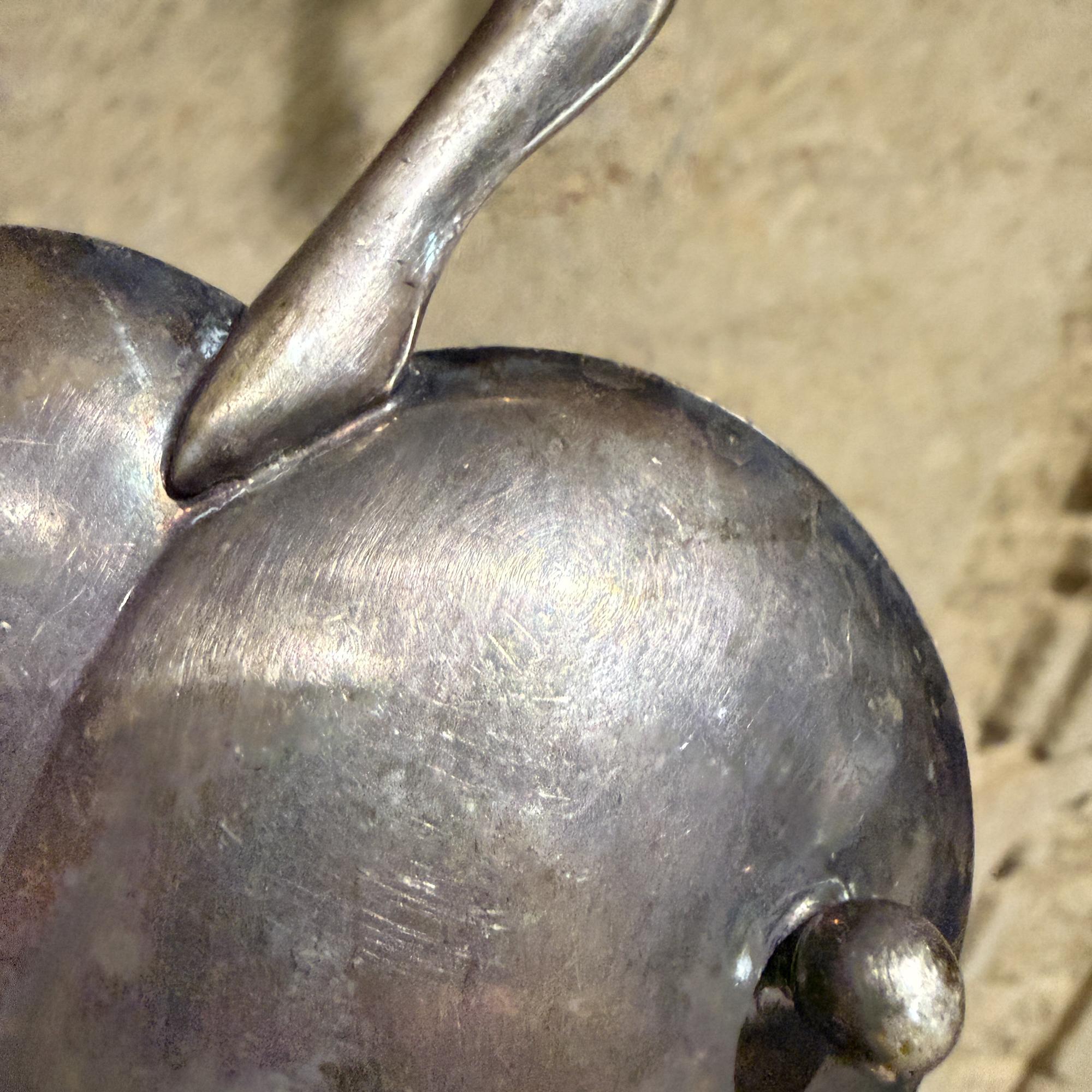 F.B. A. I. Rogers Silver Plate Leaf Shaped Trinket Bonbon Dish Mid Century (plat à bijoux en forme de feuille) en vente 5