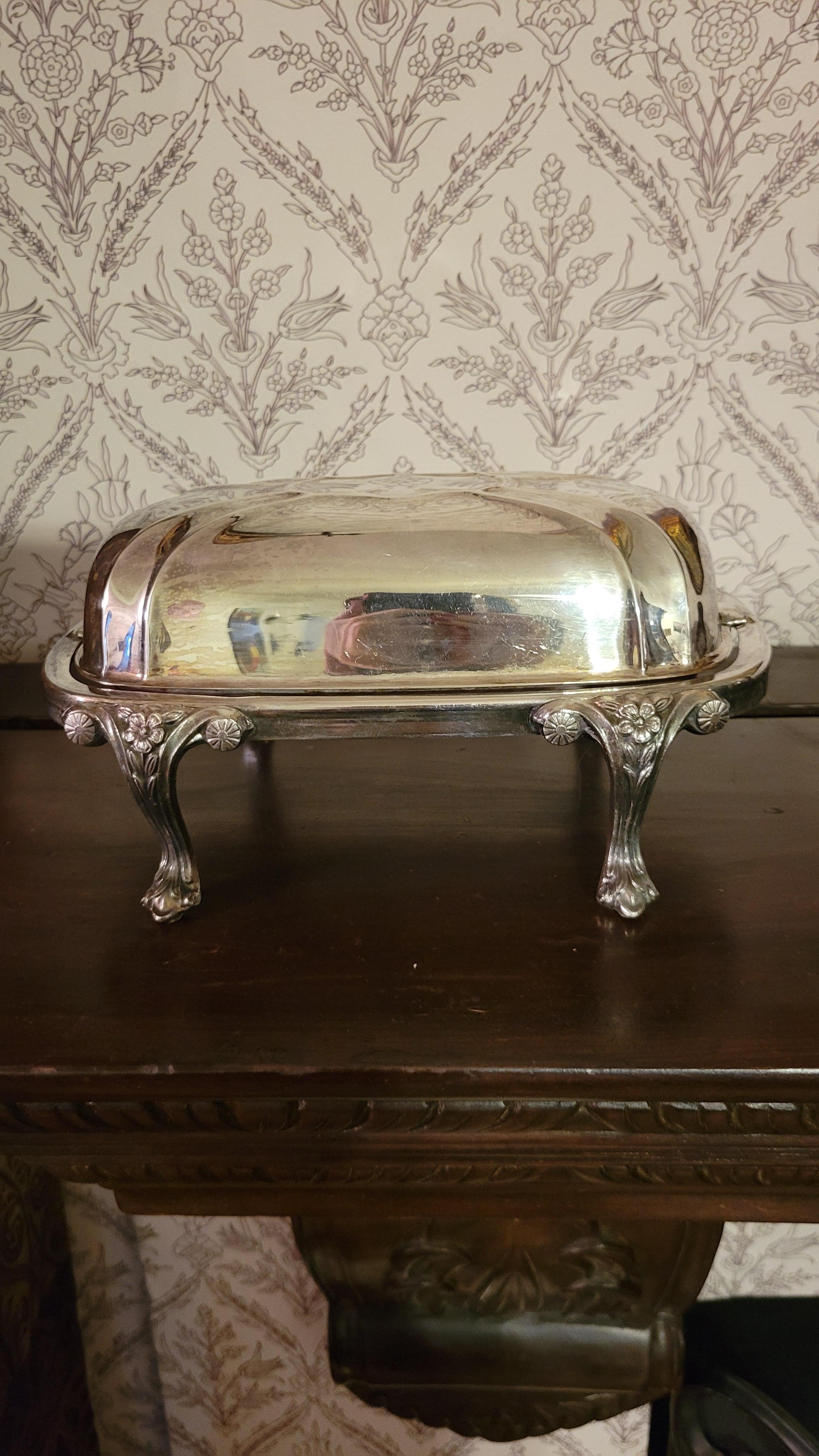 Plaqué argent F.B. A. I. Plat à beurre Rogers plaqué argent en vente