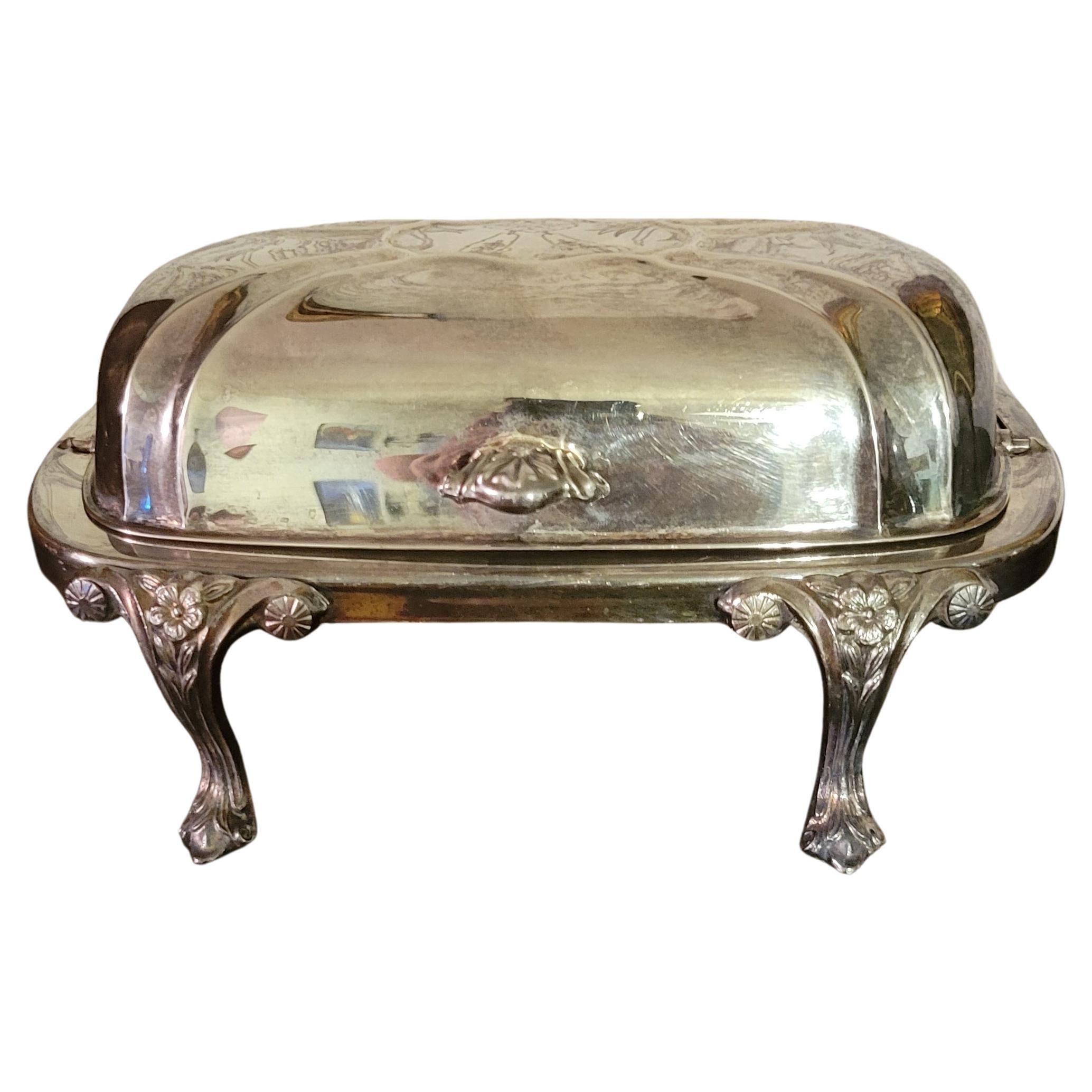 F.B. Rogers Silver Plated Butter Dish