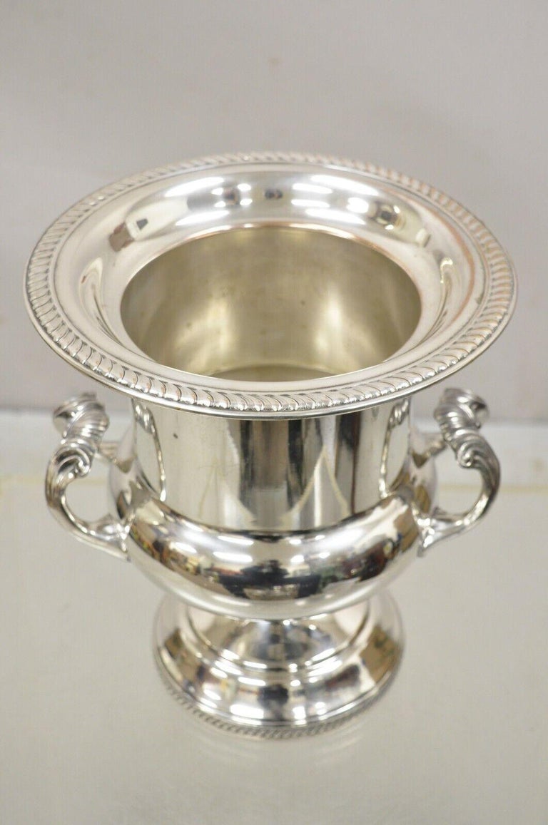 FB Rogers Silver Plated Regency Style Trophy Cup Champagne Chiller Ice
