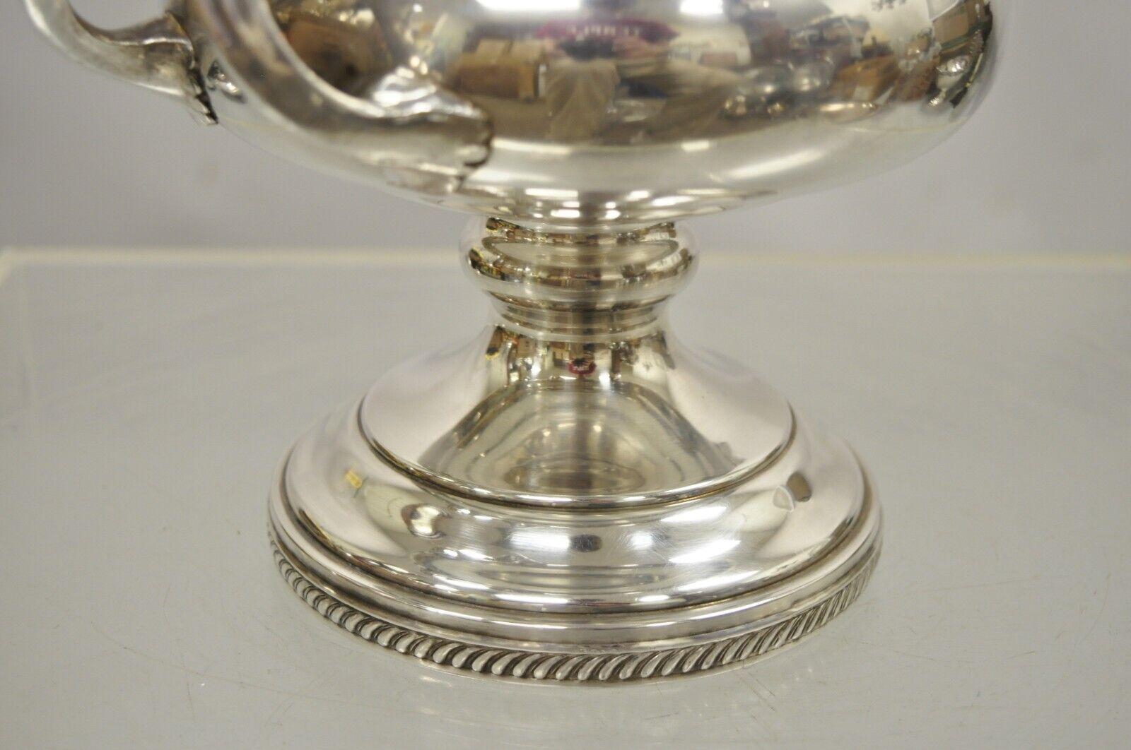Regency F.B. Rogers Trophy Cup Silver Plate Champagne Bucket Wine Ice Bucker