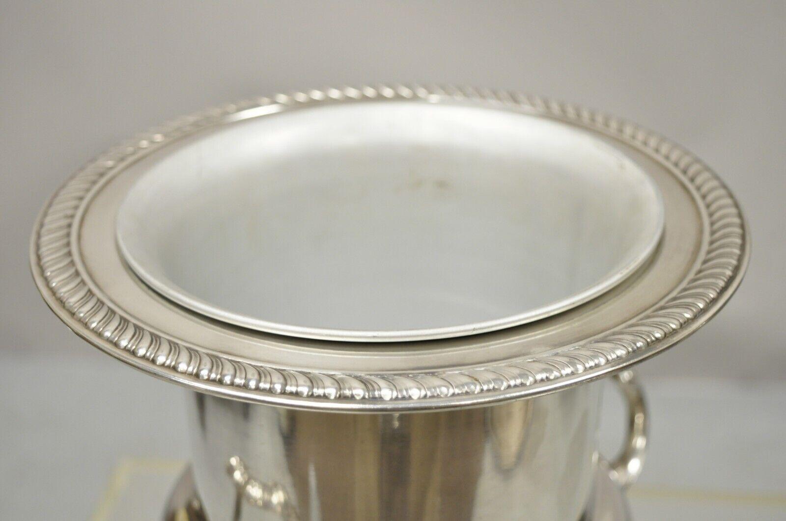 F.B. Rogers Trophy Cup Silver Plate Champagne Bucket Wine Ice Bucker In Good Condition In Philadelphia, PA