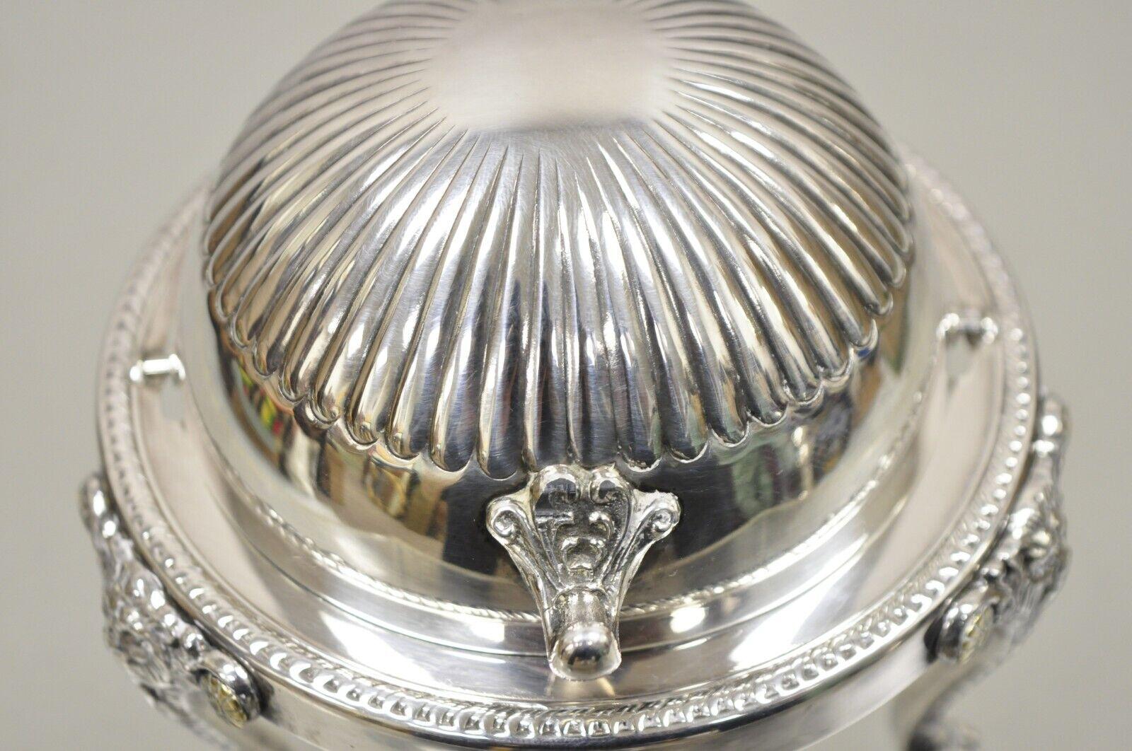 fb rogers silver co butter dish