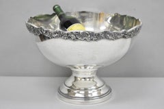 F.B. Rogers Victorian Silver Plated Bar Punch Bowl Ice Bucket Champagne Chiller