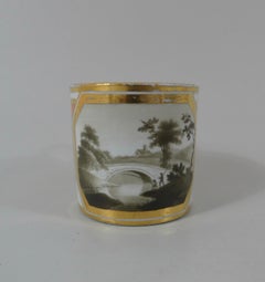 FBB Worcester porcelain coffee can, c. 1800.