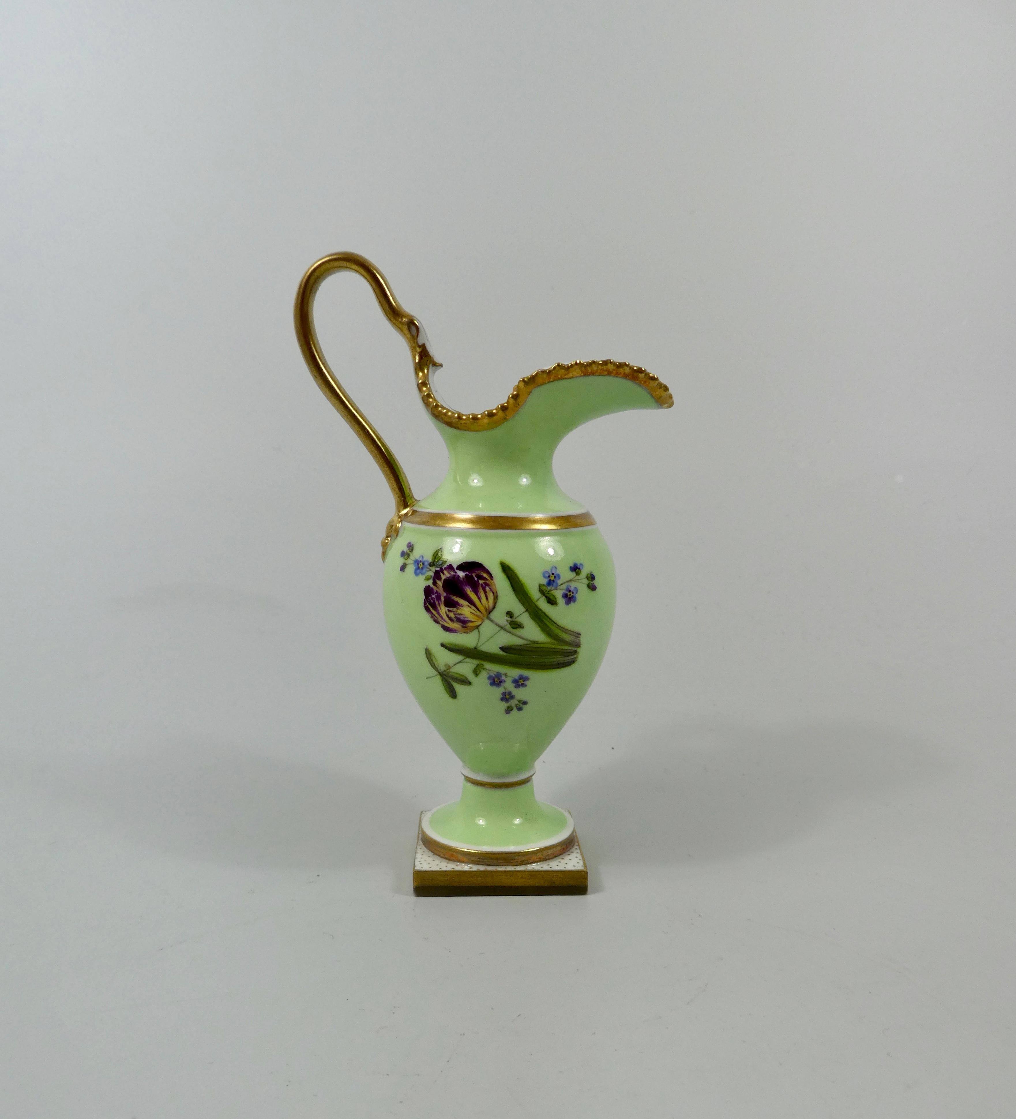 Regency FBB Worcester Porcelain Miniature Ewer, circa 1810