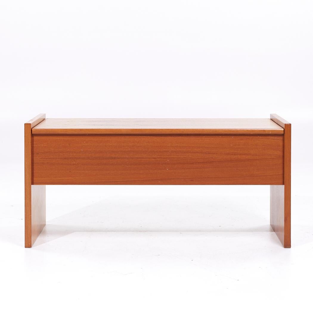 FBJ Møbler Mid Century Teak Storage Bench For Sale 1