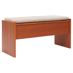 FBJ Møbler Mid Century Teak Storage Bench