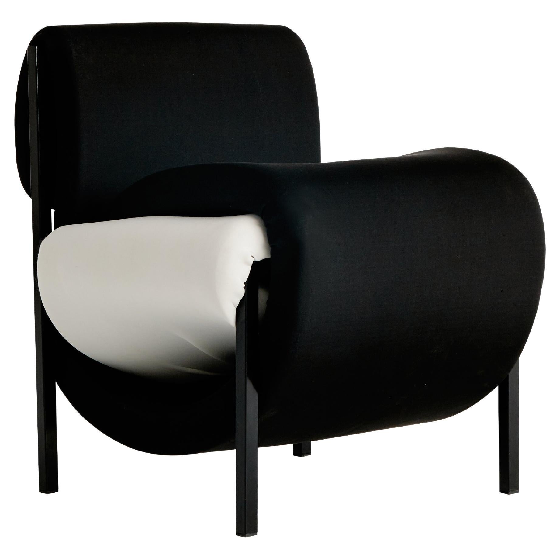 F.C Series,  Foam and Neoprene Chair 'Forma Curva 01' by Lucas Muñoz Muñoz For Sale