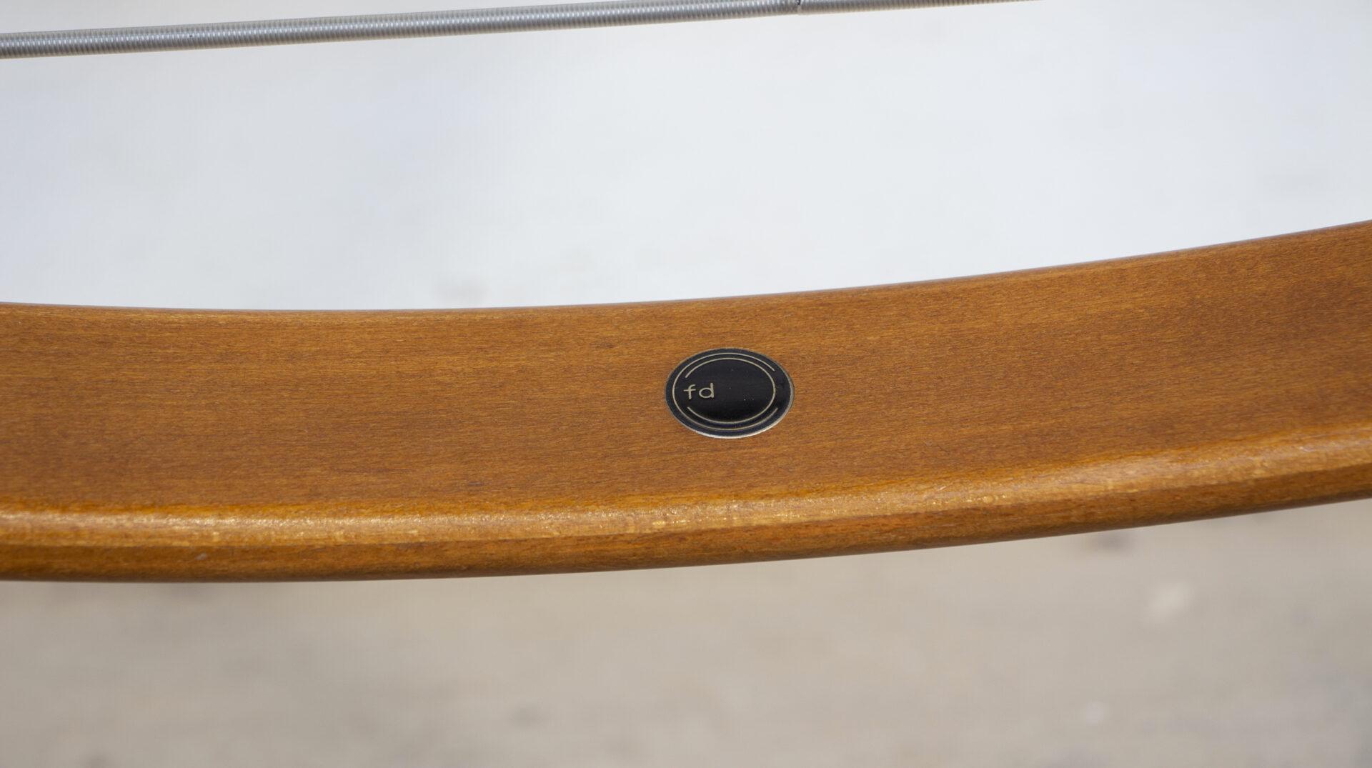 Laiton FD 135 Easy chair par Peter Hvidt & Orla Mølgaard Nielsen pour FD en vente