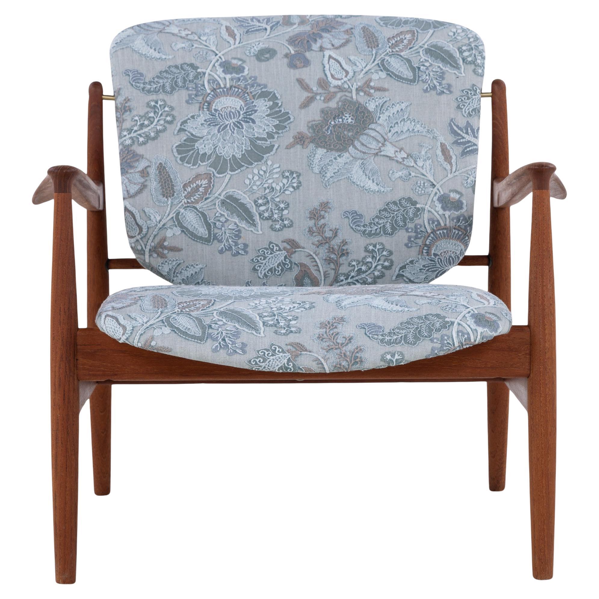 FD 136 - 'France Chair' easy chair in teak by Finn Juhl