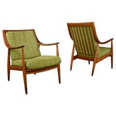 FD-146 Armchairs by Peter Hvidt & Orla Mølgaard, Denmark, circa 1954