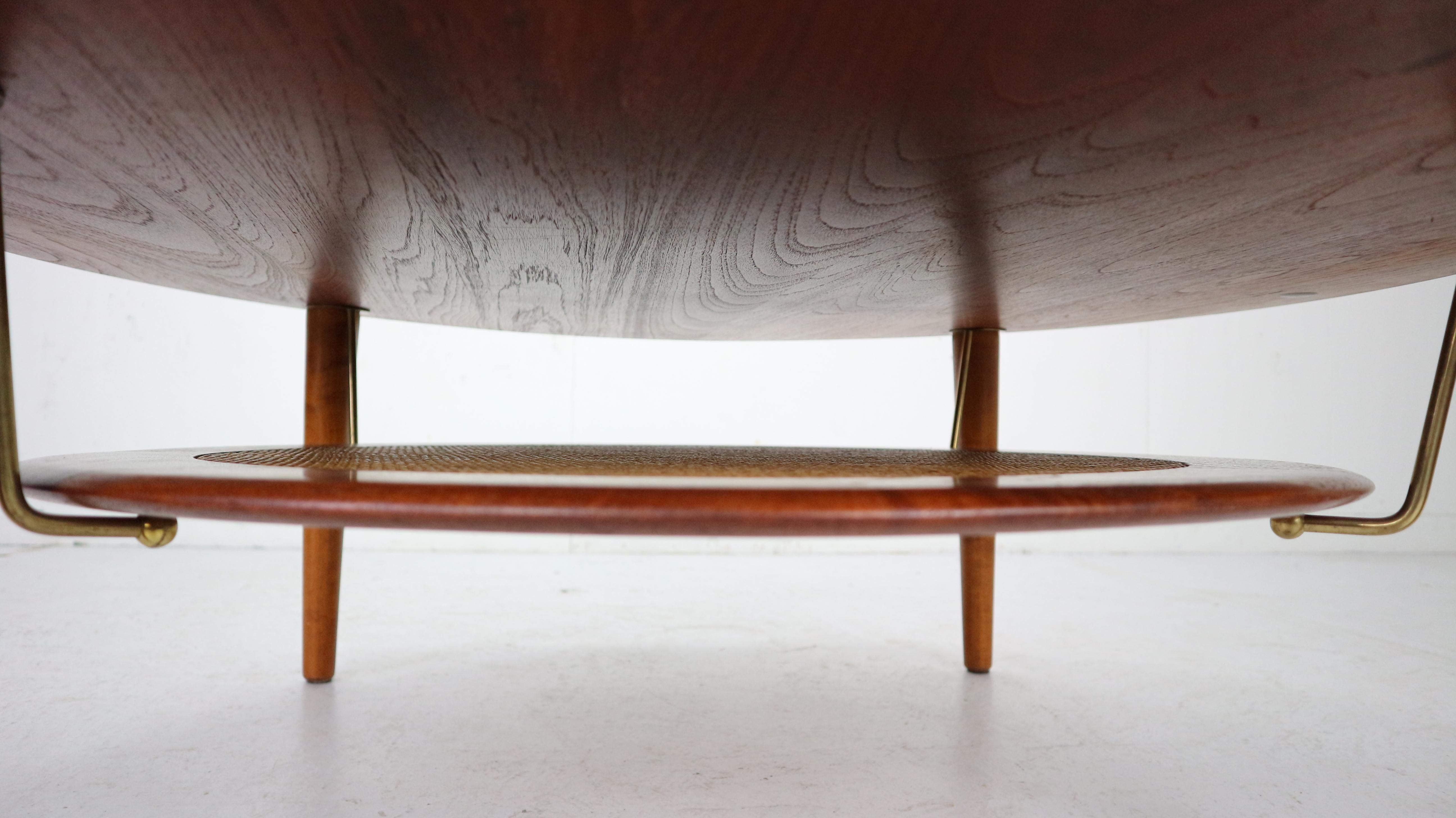 FD 515 Round Sofa Table by Peter Hvidt & Orla Mølgaard Nielsen for France & Son 7
