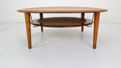 FD 515 Round Sofa Table by Peter Hvidt & Orla Mølgaard Nielsen for France & Son
