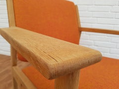 Danish Design, FDB Møbler Armchair, Kvadrat Wool by Nana Ditzel, Restored