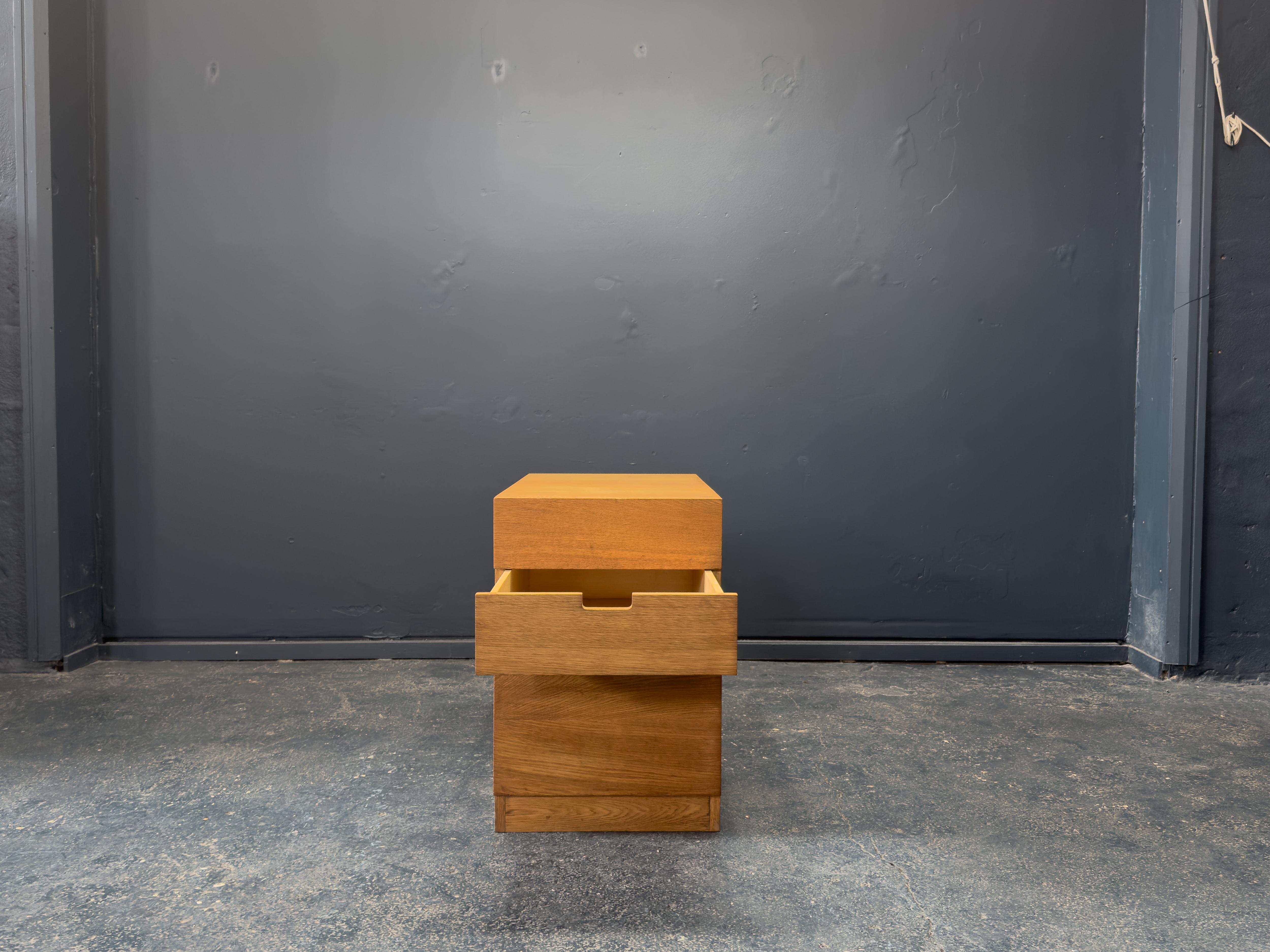 Danish FDB Mobler Oak Filing Cabinet For Sale